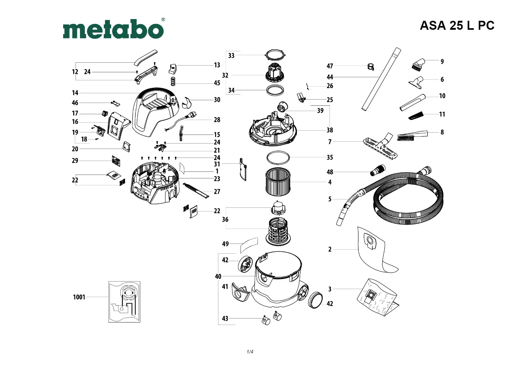 Metabo air exhaust