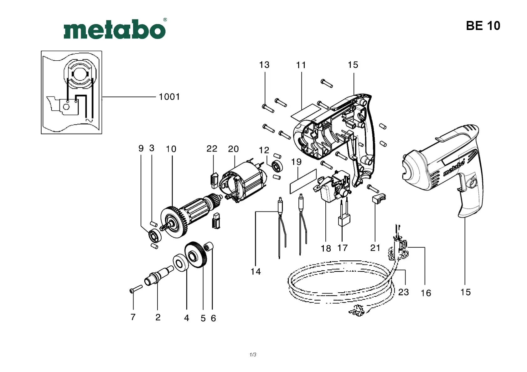 Metabo Ball bearing, 12x28x8