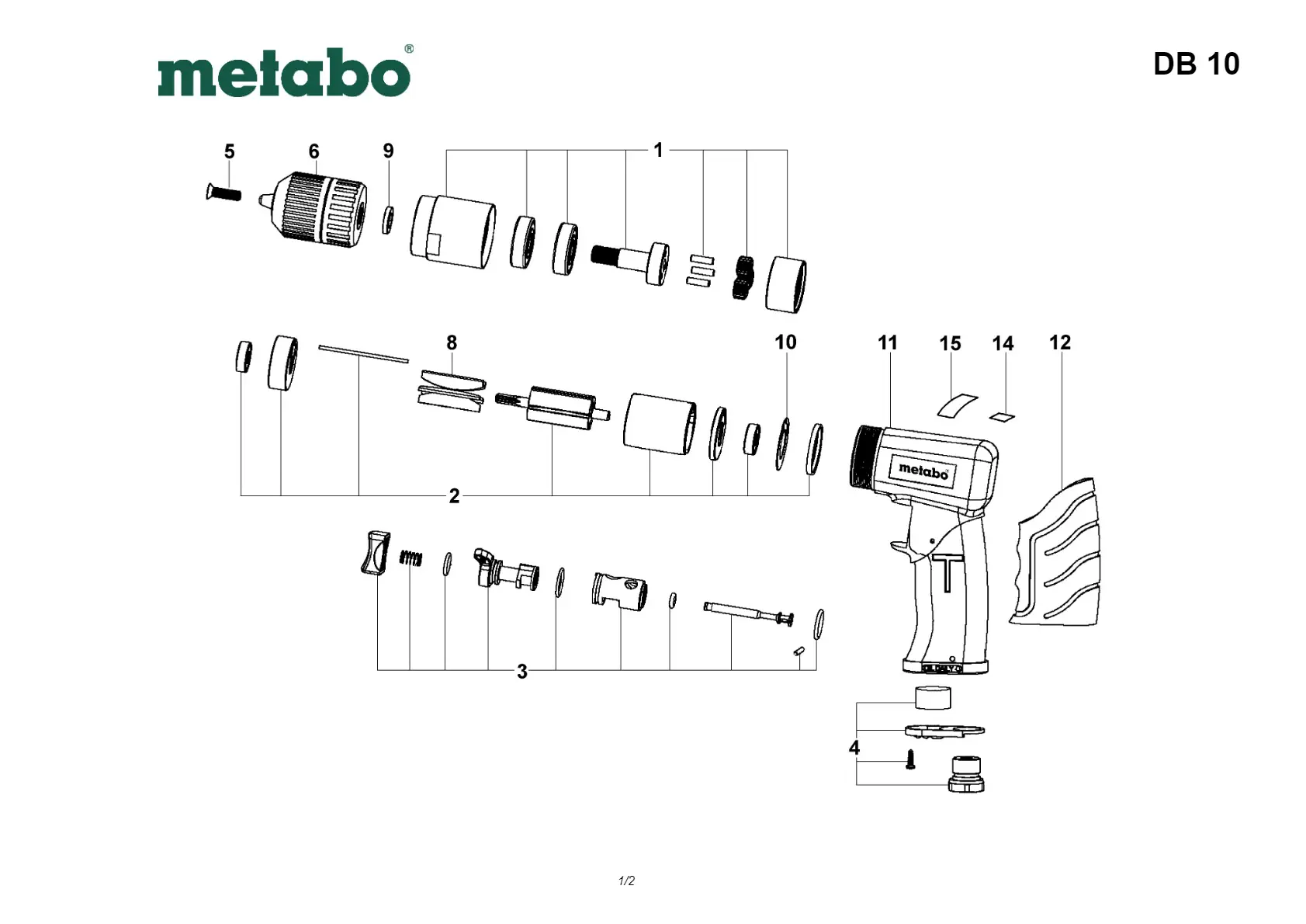 Metabo Chuck Futuro Plus H2 10mm