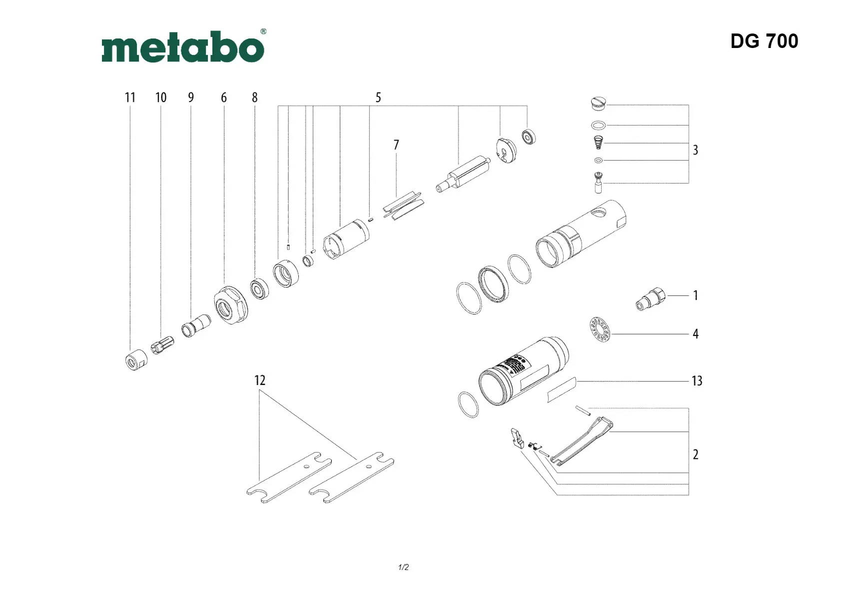 Metabo clamp nut