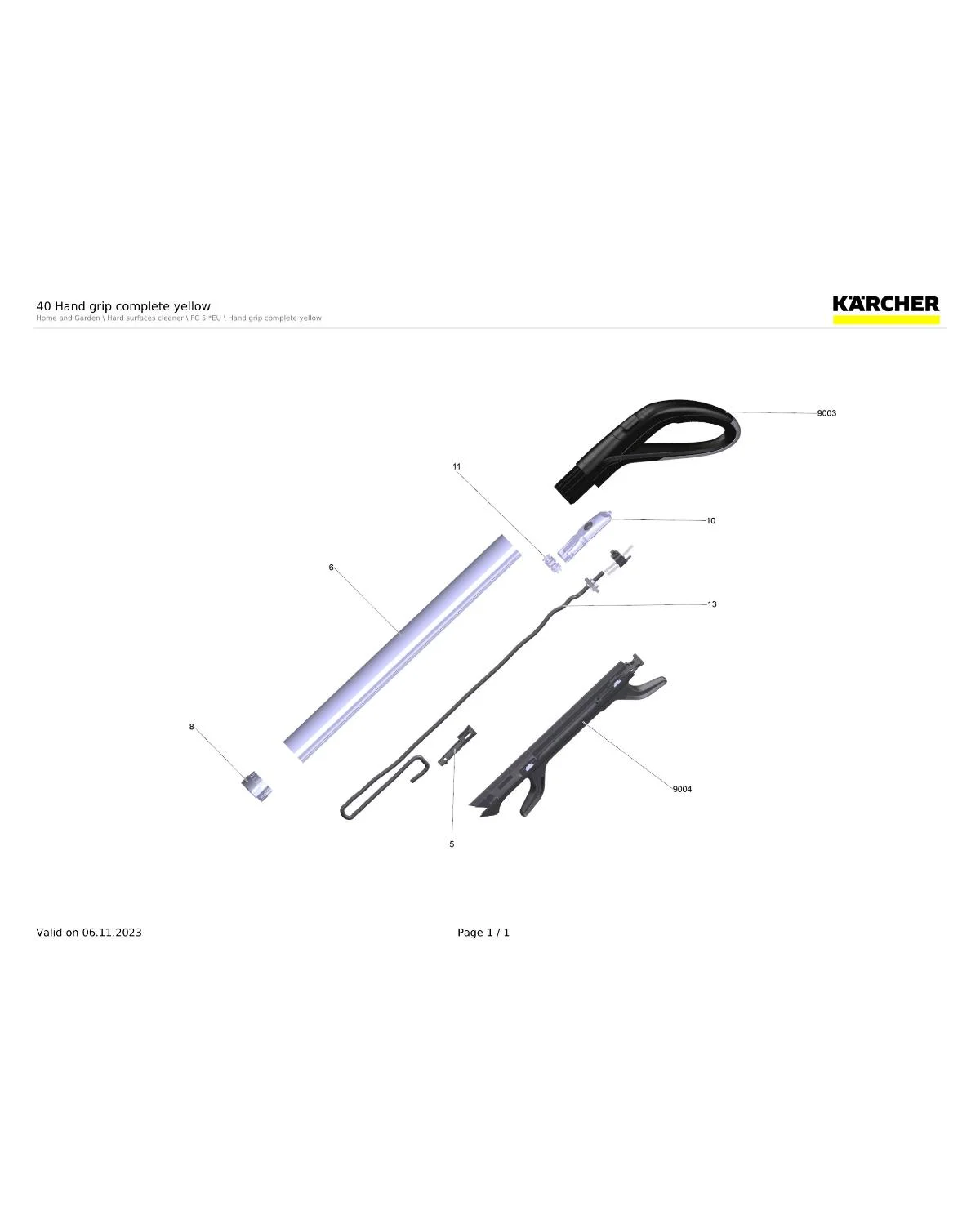 Kaercher Profile aluminium printed