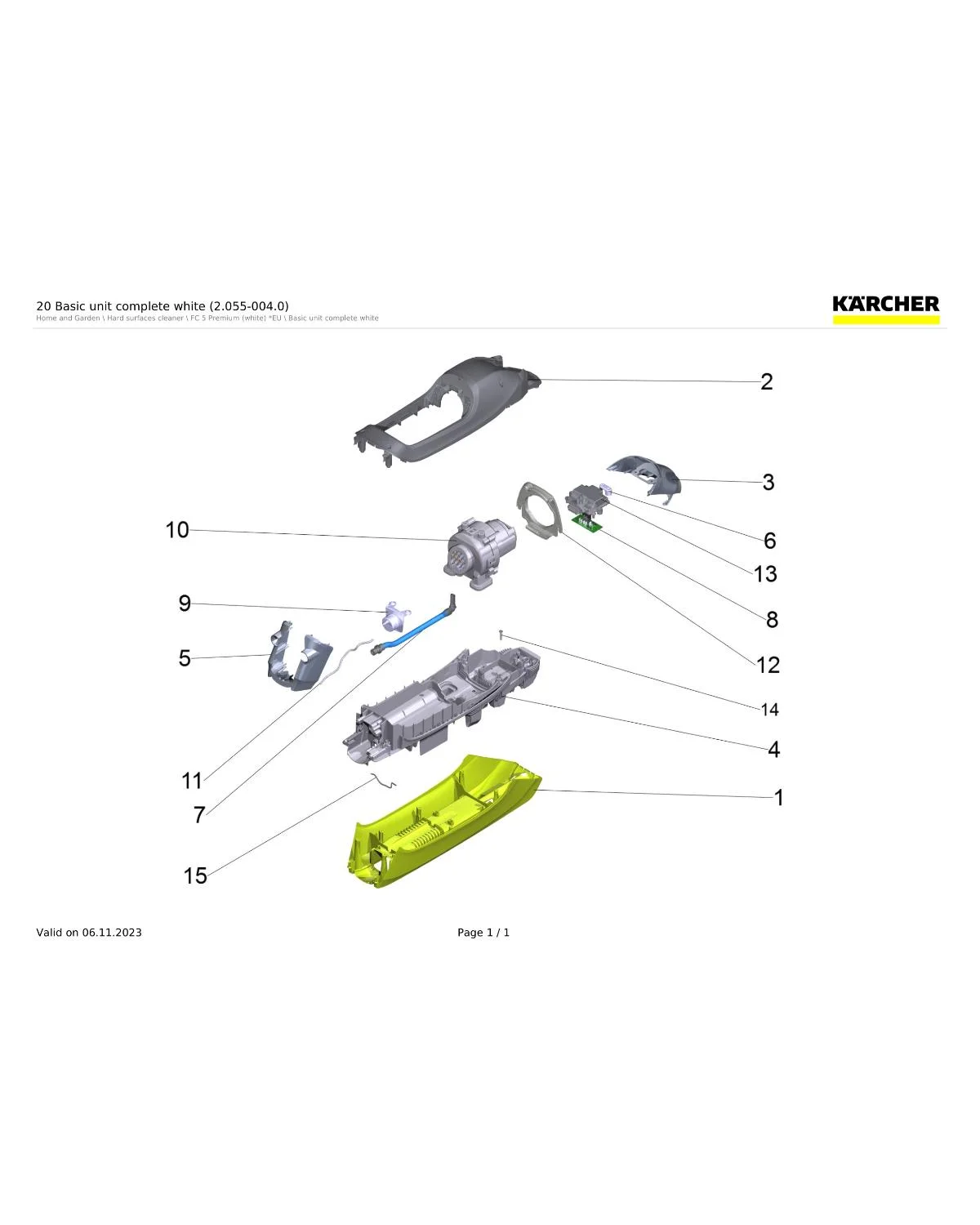 Kaercher Retaining bracket cable