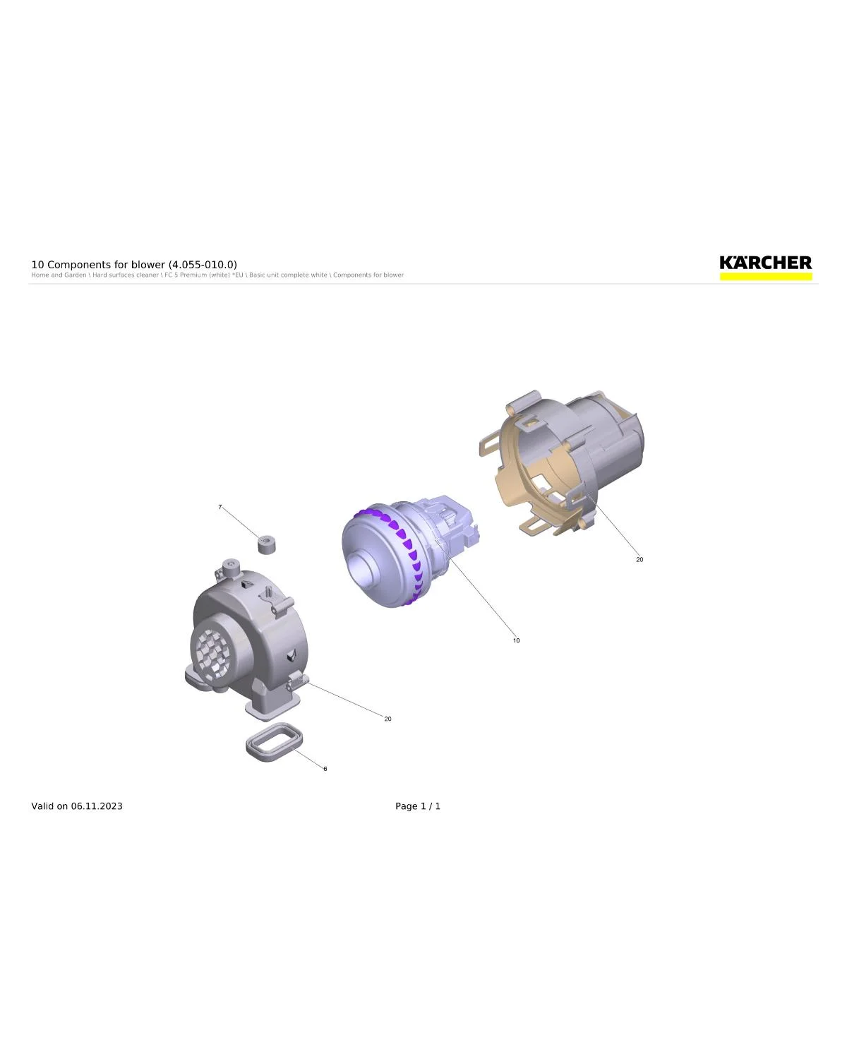 Kaercher Fresh water tank