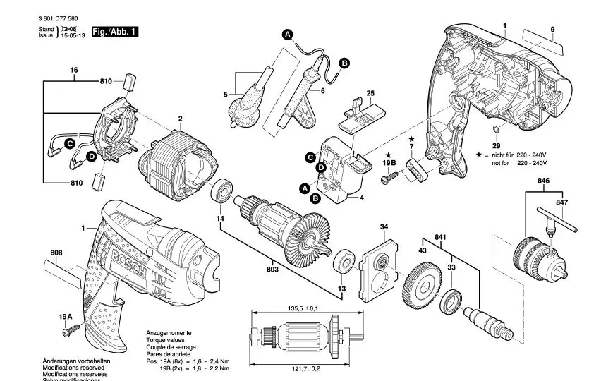 Bosch Spindle Assembly .