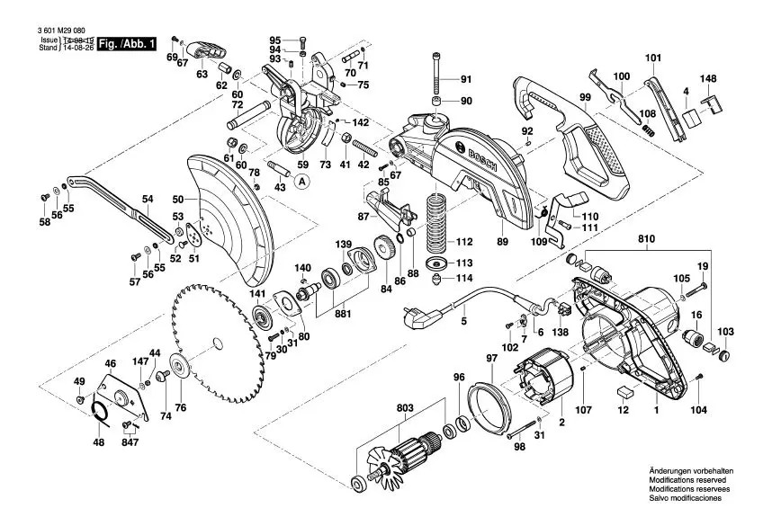 Bosch Spindle .