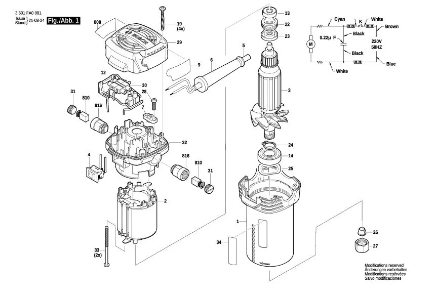 Bosch Suppression Capacitor .