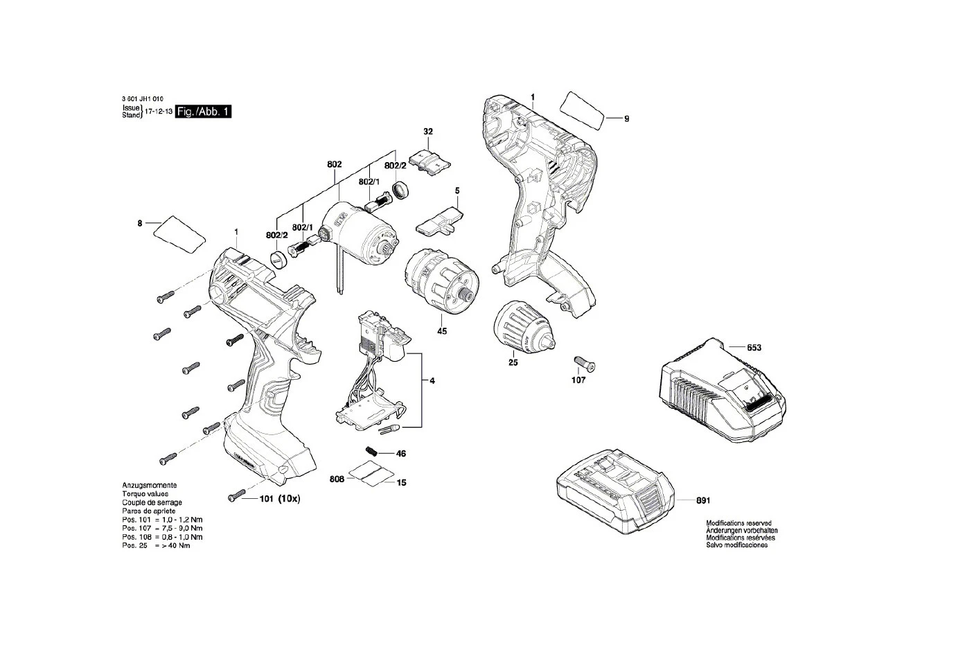 Bosch Torx Flat-Head Screw 3x16