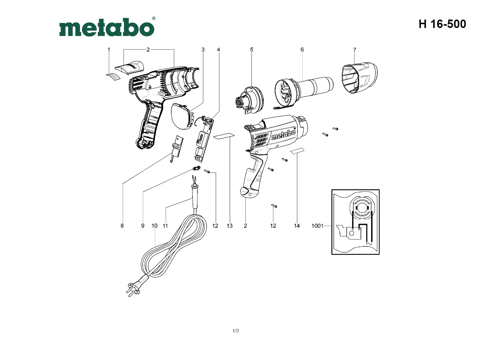 Metabo Circuit board,230V