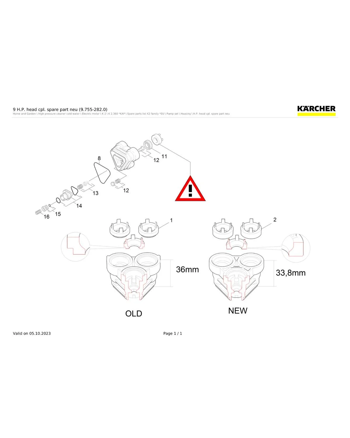Kaercher Stockpiling discontinued