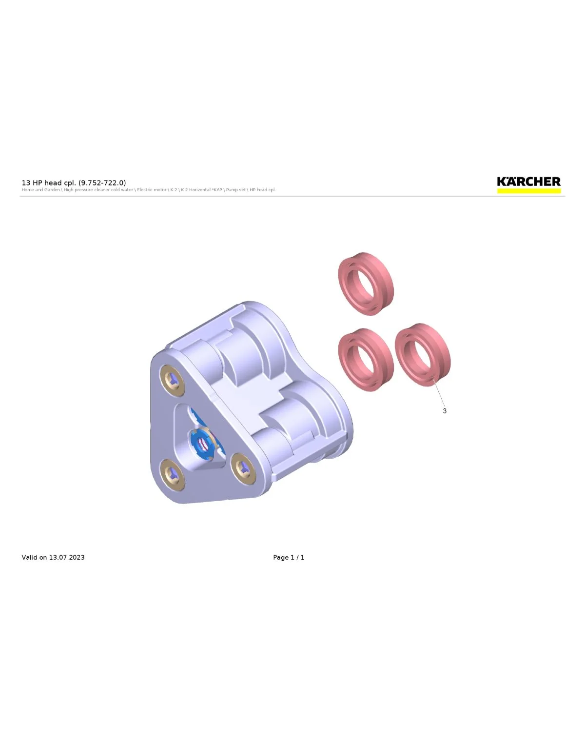 Kaercher Grooved ring