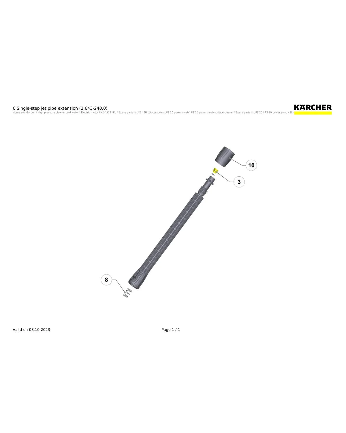 Kaercher Pressure spring