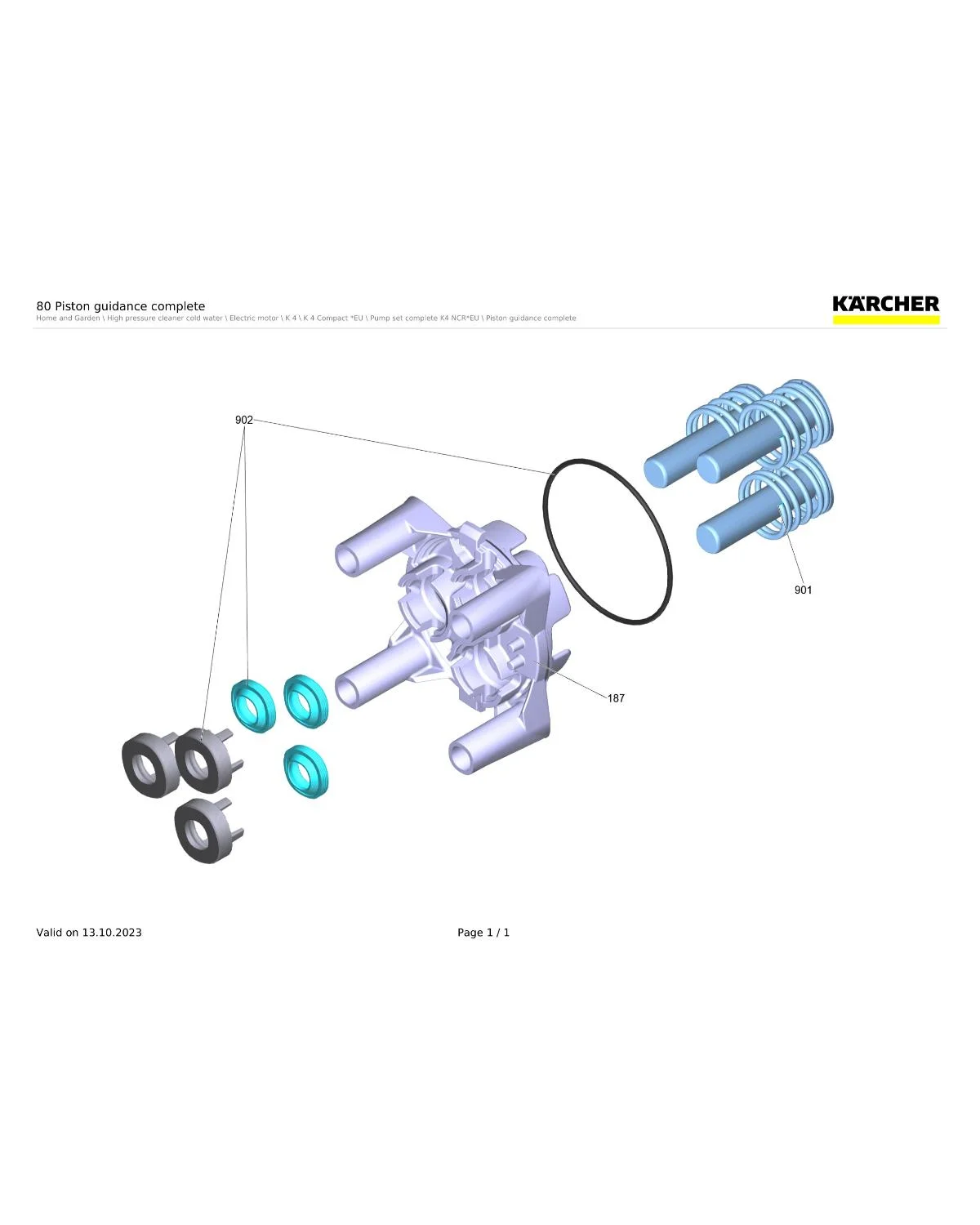 Kaercher Piston complete