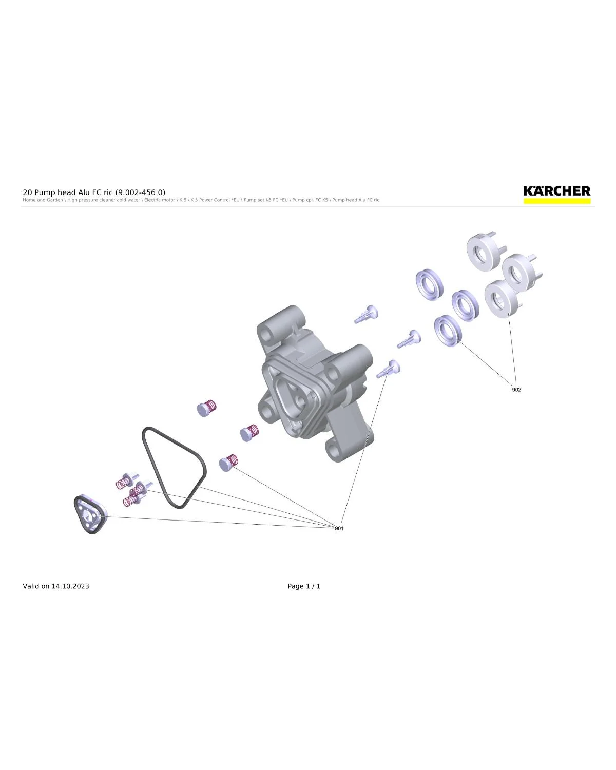 Kaercher Spare parts set seals