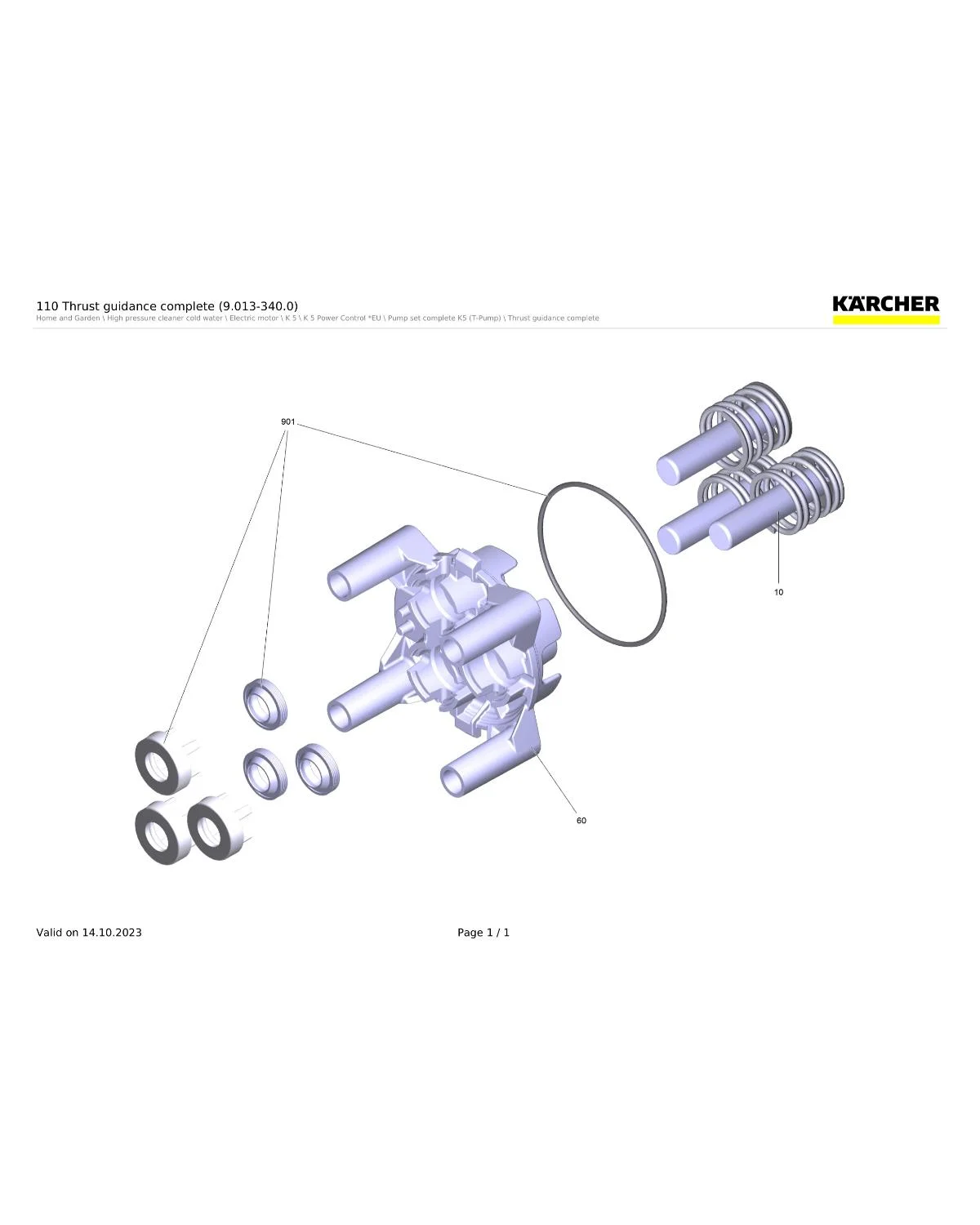 Kaercher Piston complete