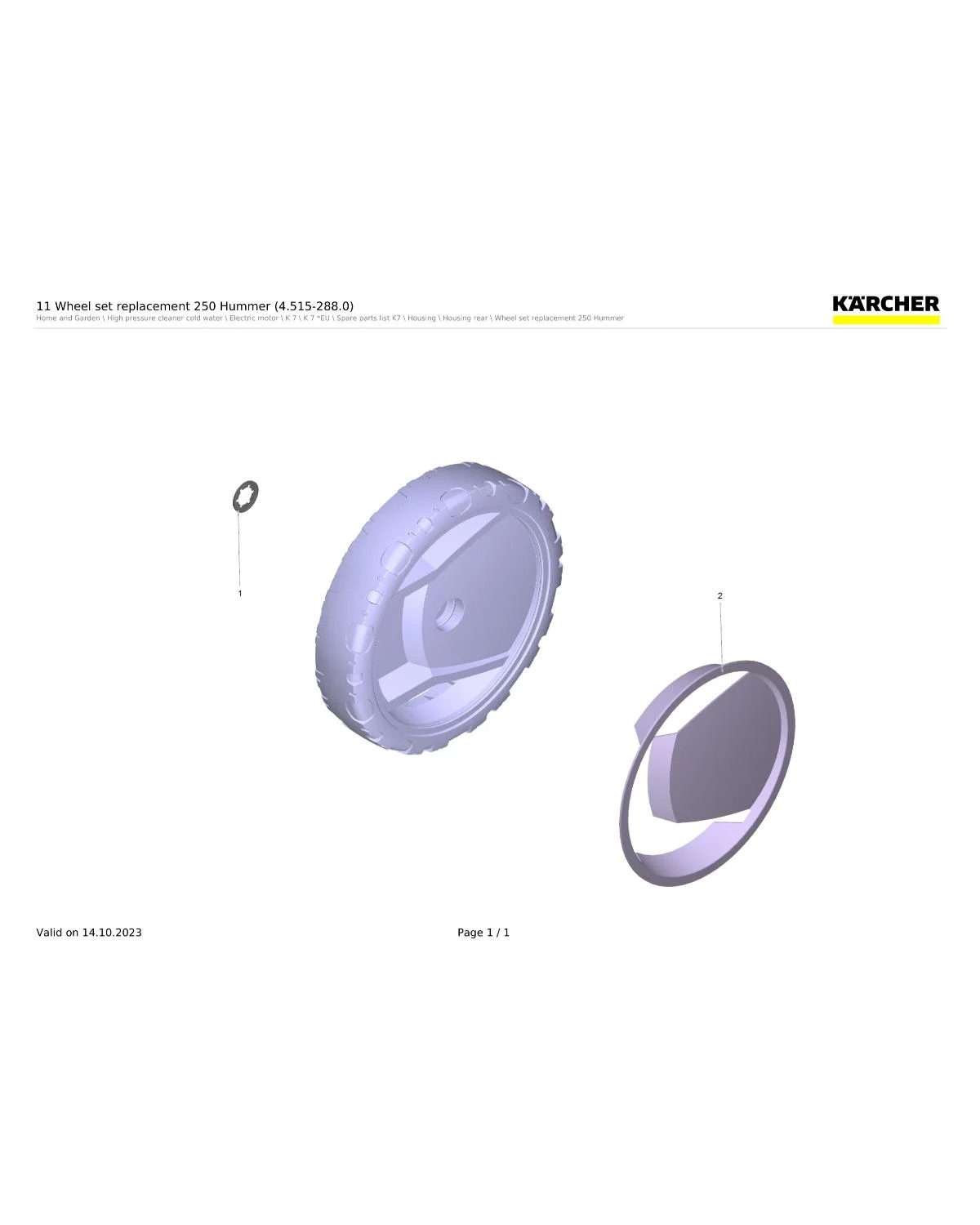 Kaercher Lock washer