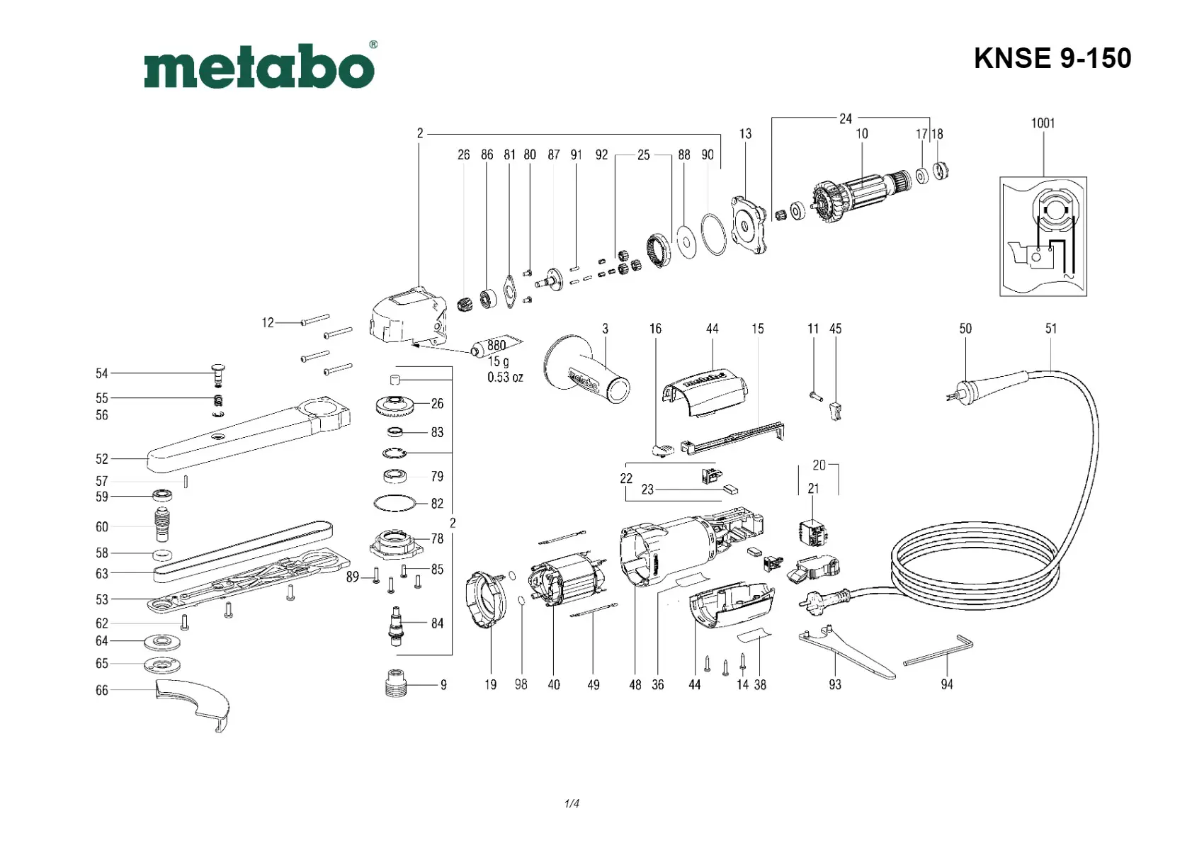 Metabo Wiring diagram