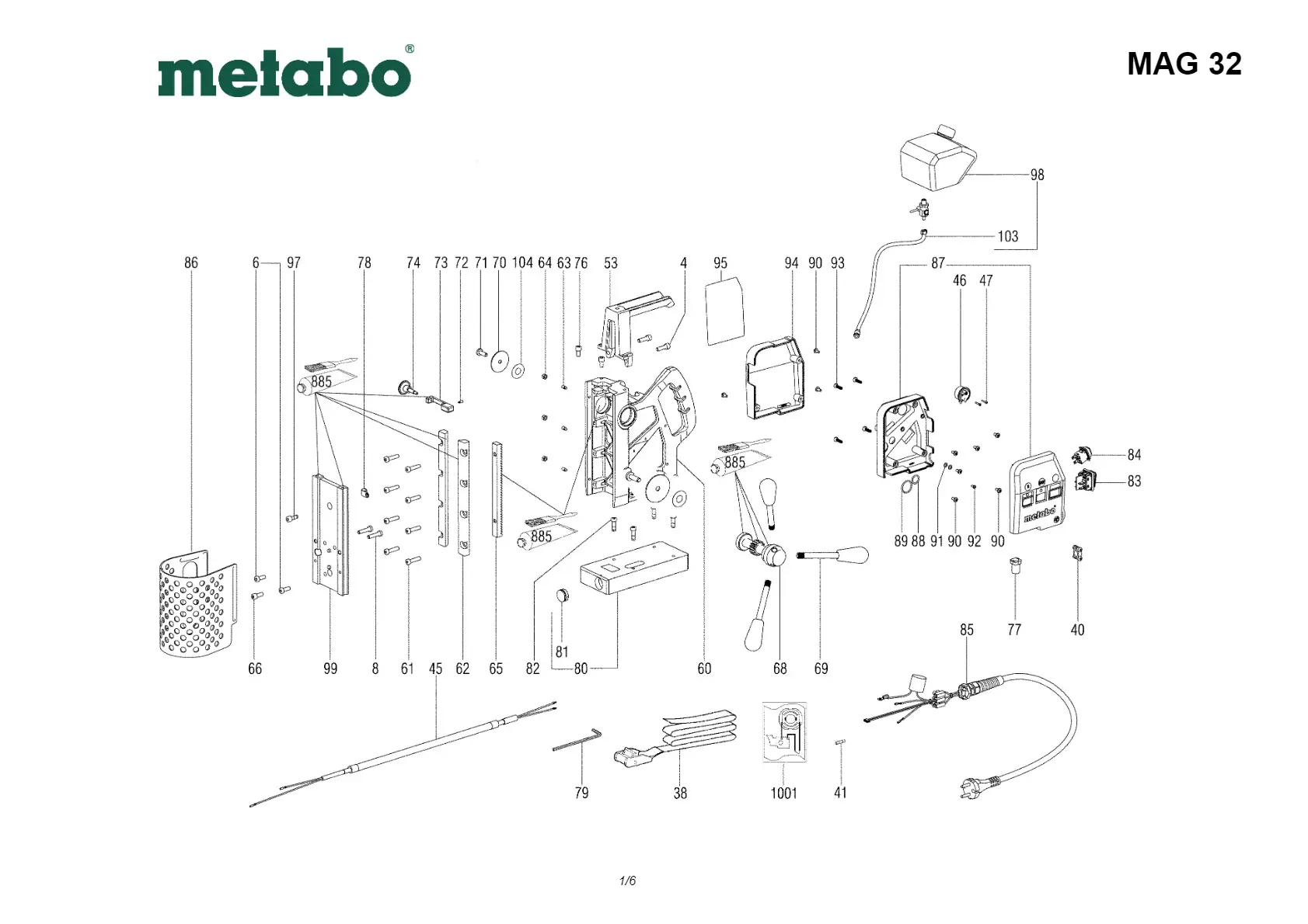 Metabo Intermediate gear