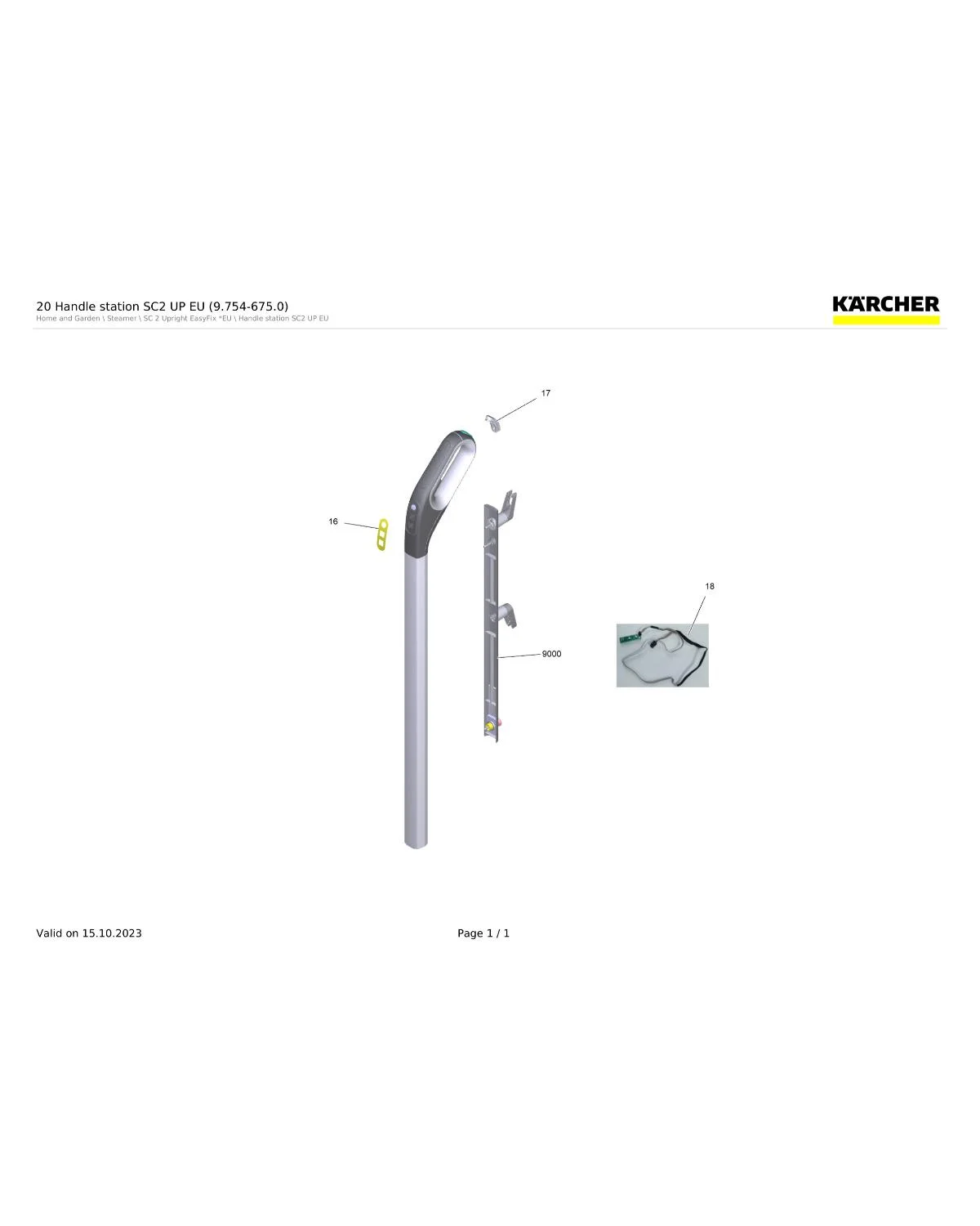 Kaercher Foil display SC2 UP EU