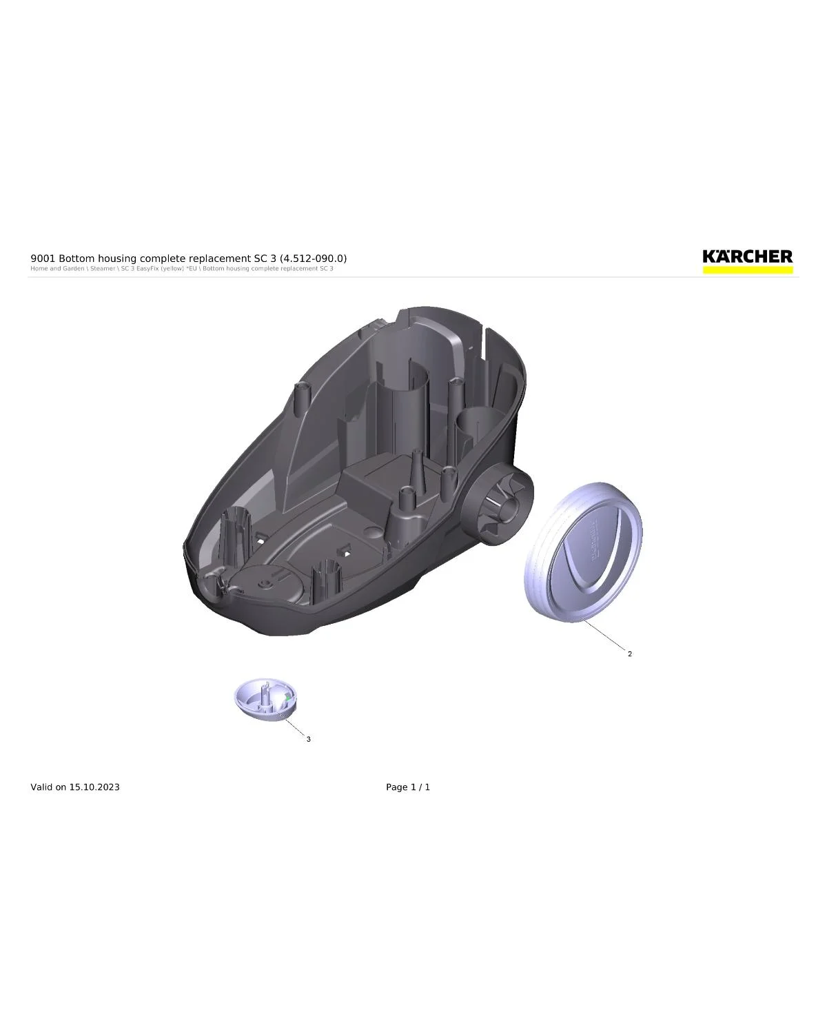 Kaercher Wheel kit replacement