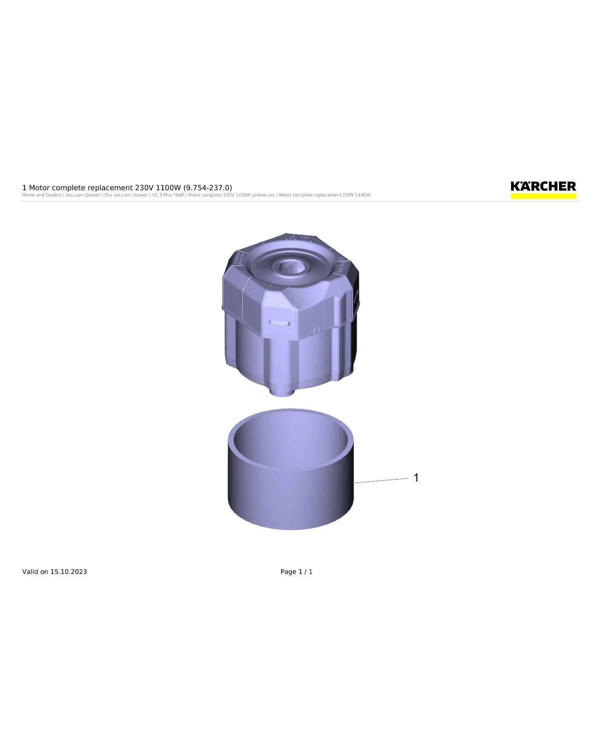 Kaercher Insulation motor bottom
