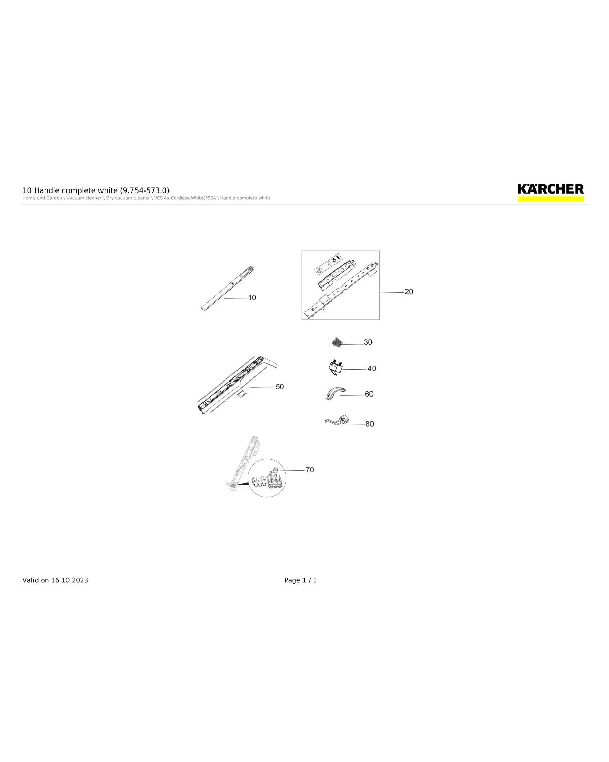 Kaercher Micro switch spring