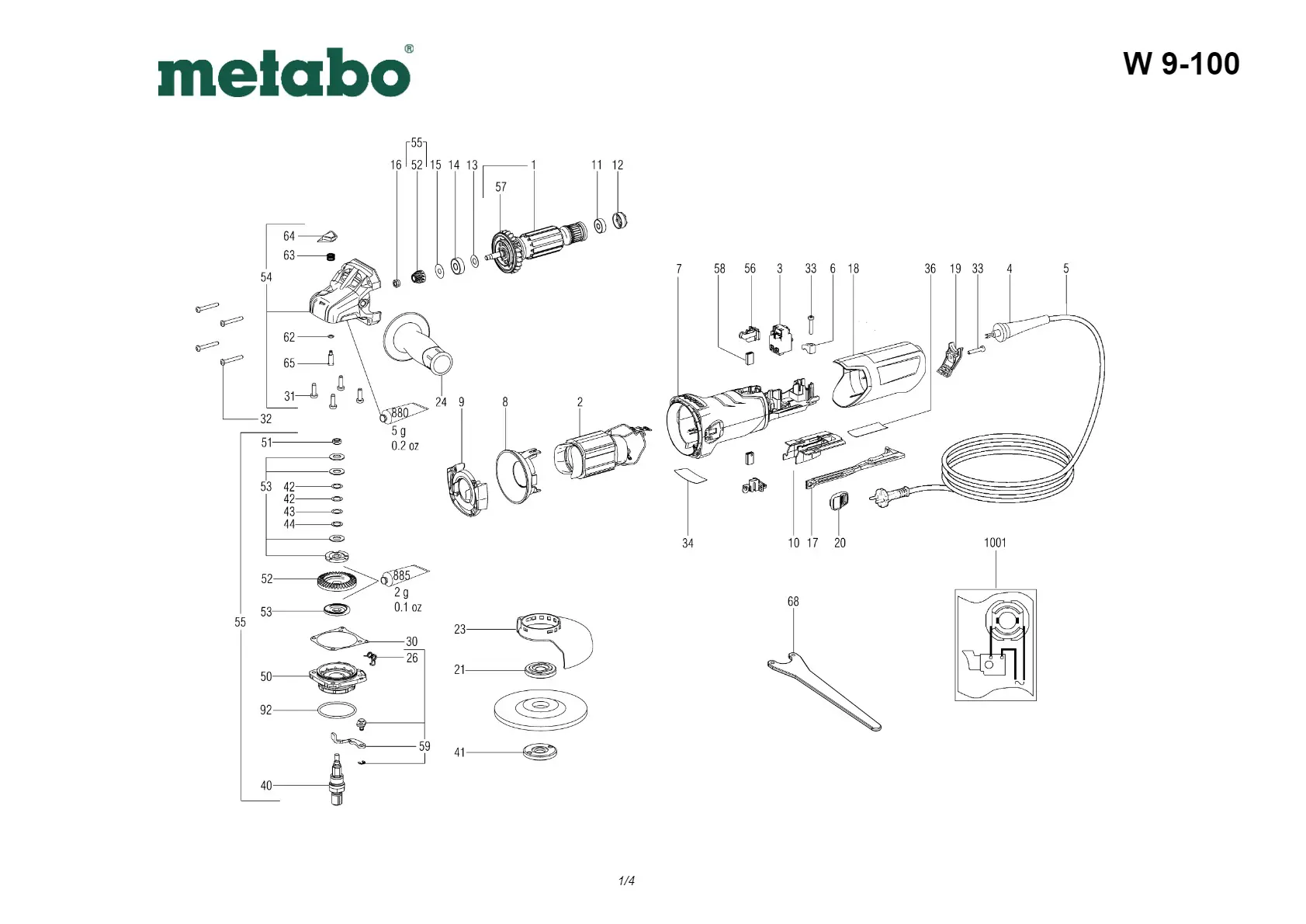 Metabo Spring clip