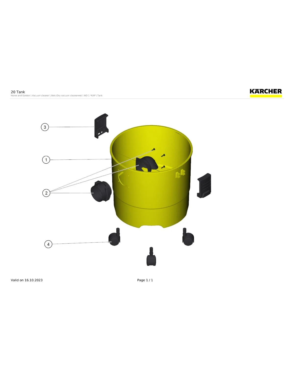 Kaercher Locking clip complete