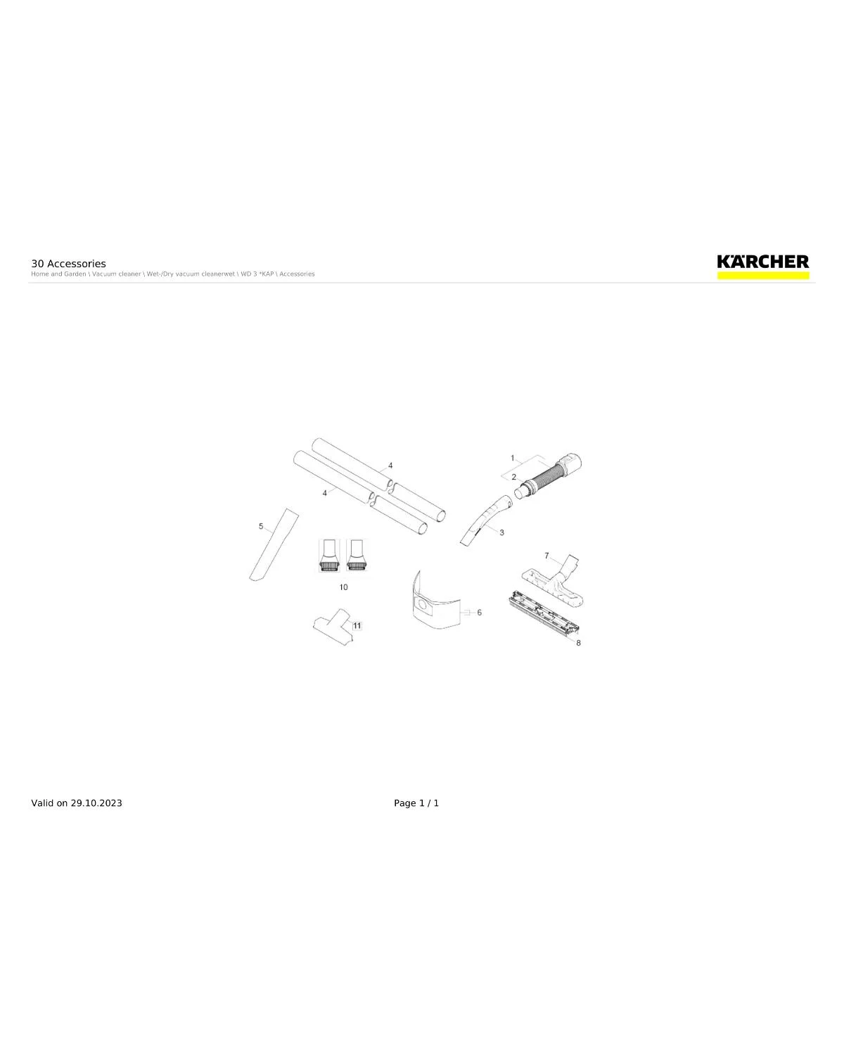 Kaercher Floor tool clip packaged