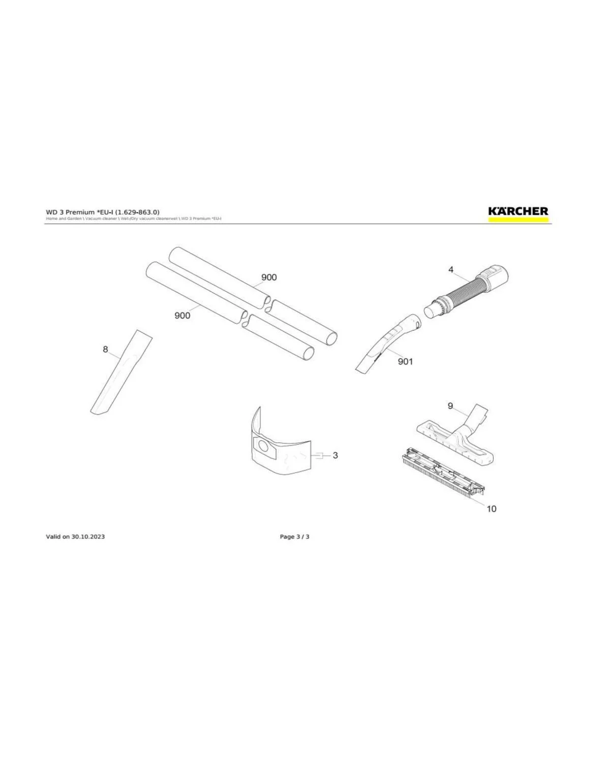 Kaercher Crevice nozzle DN35