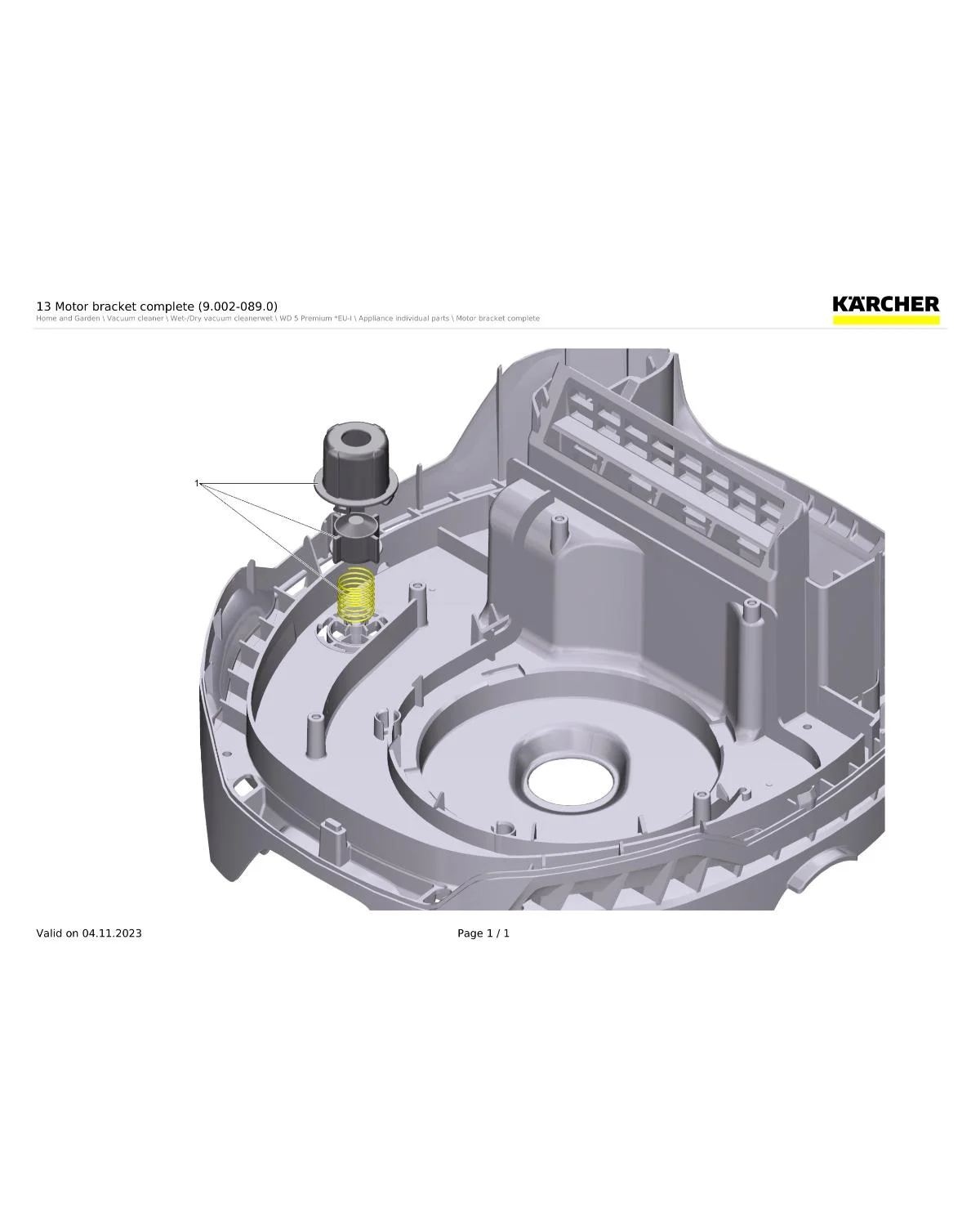 Kaercher Safety valve complete WD 4