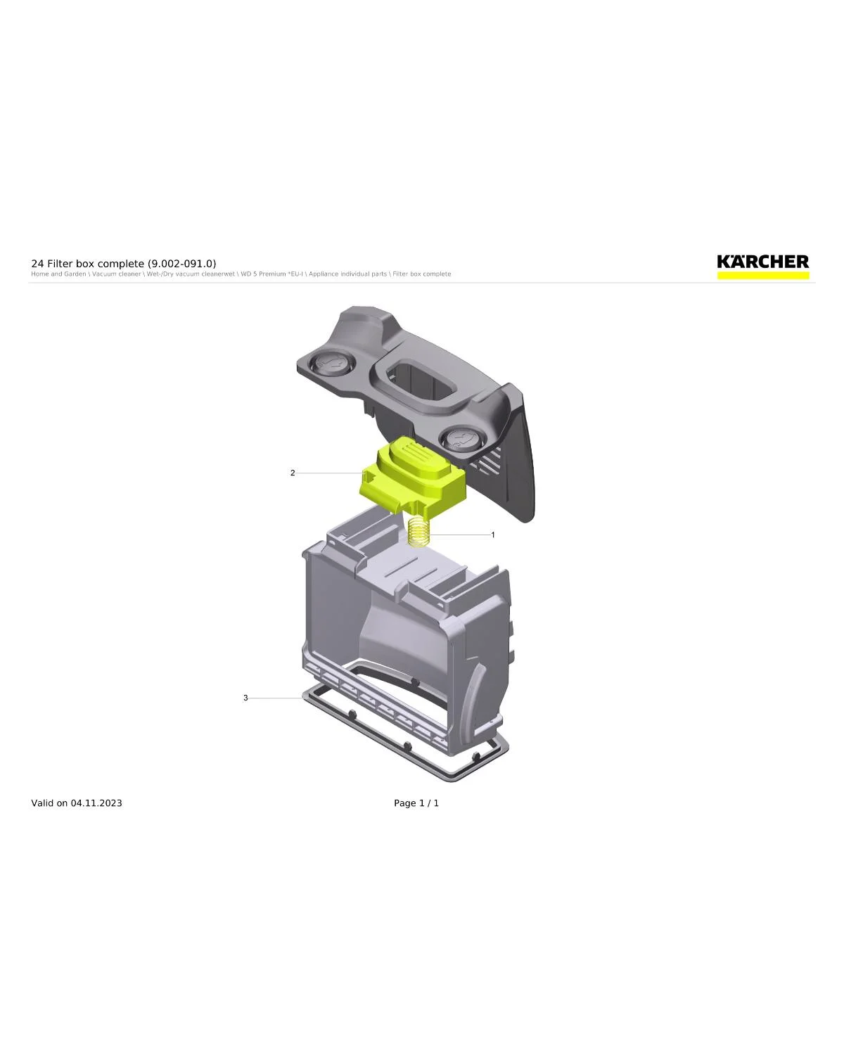 Kaercher Fbox button WD5