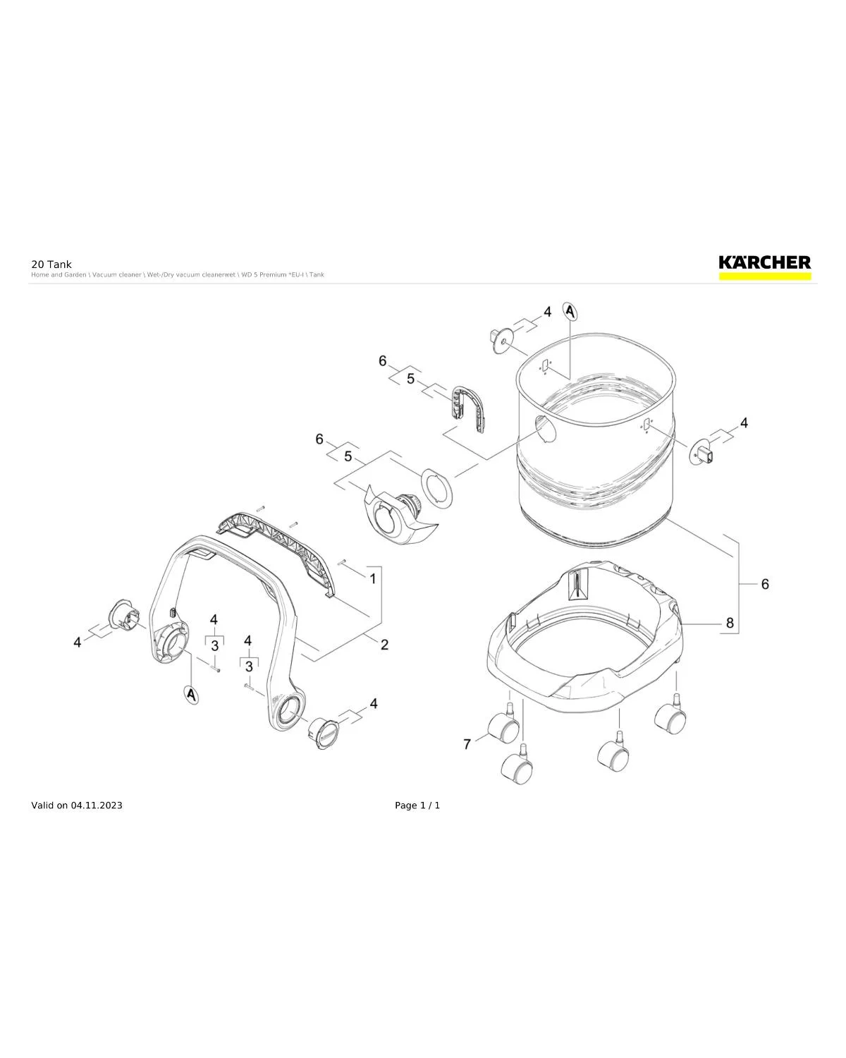 Kaercher Handle complete