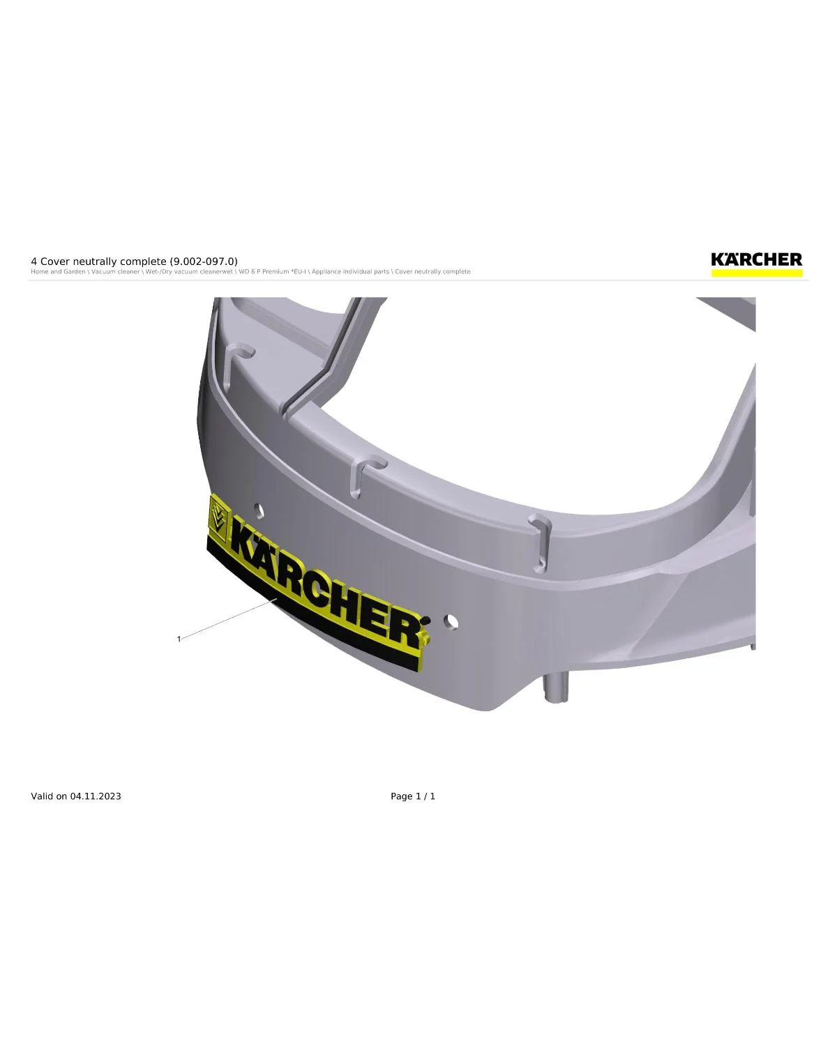 Kaercher KAERCHER label