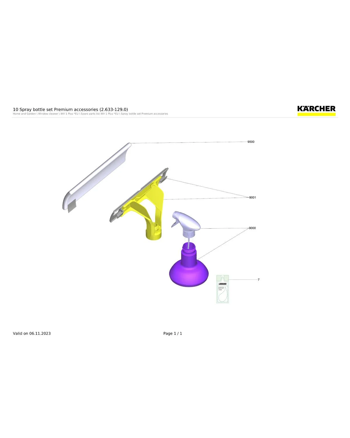 Kaercher Spray bottle round replacement