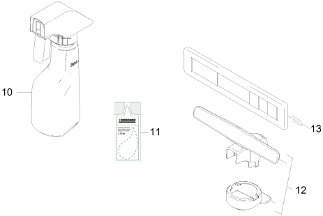 Kaercher Pad retainer complete only for replaceme