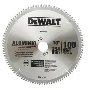 DeWalt 10" 100T Aluminum