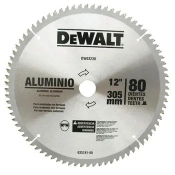 DeWalt 12" 80T Aluminum