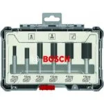 Bosch Bosch 6 Pcs Straight Router Bit Set, 6 mm - 2607017465