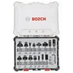 Bosch Bosch 15 Pcs Mixed Router Bit Set - 2607017472
