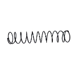 Bosch Bosch Spiral Spring . for GOF 130 Routers Spares - 1 619 PB5 494