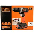 Black & Decker Black & Decker BCD001C1-QW, 18V 1 Speed Drill Driver & 1X 1.5Ah Battery