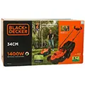 Black & Decker Black & Decker BEMW461BH-GB, 34CM 1400W Mower with Bike Handle
