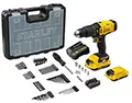 Stanley-BR-Hammer-Drill-Kit-with-100-pcs-20V-Cordless-for-SCD711D2KA-B1-Cordless-Hammer-Drills