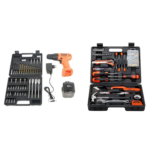 Black & Decker CD121K50-IN, 12V Cordless Drill Kit with 50 pieces accessories Kit