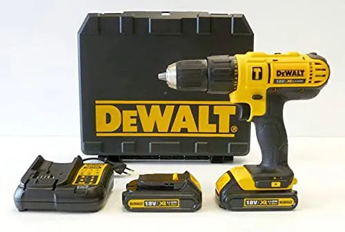DeWalt 1.5Ah, 13mm Hammer Drill Driver for DCD776S2-IN Cordless Drill Drivers