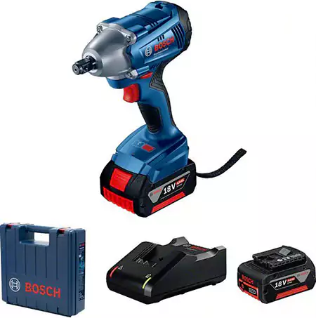 Bosch GDS 250 Li Cordless Impact Wrench, 2400 rpm, 18V battery with 1 year warranty
