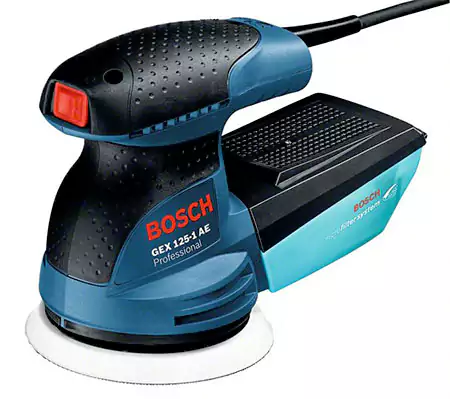 Bosch GEX 125-1 AE,  250 W Sander, 7500 - 12000 rpm, Orbit Diameter 2.5 mm