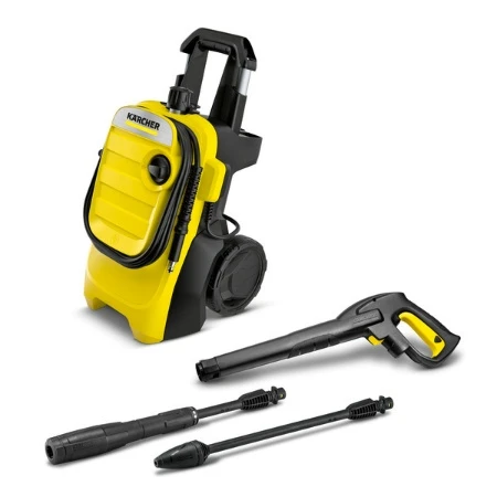 Kaercher 130 Bar Pressure Washer K 4 Compact *EU Includes telescopic handle and water-cooled motor. 30 m²/h area performance