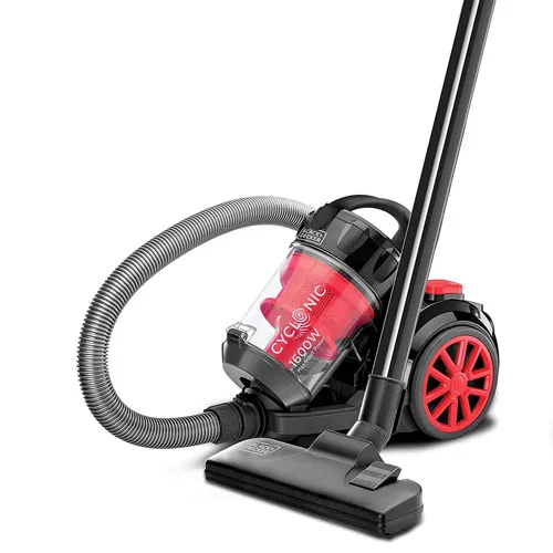 Black & Decker VM1680-B5, 1600 Watt, 20 Kpa High Suction, 2.5L dustbowl Bagless Multicyclonic Vacuum Cleaner with 6 stage Filteration