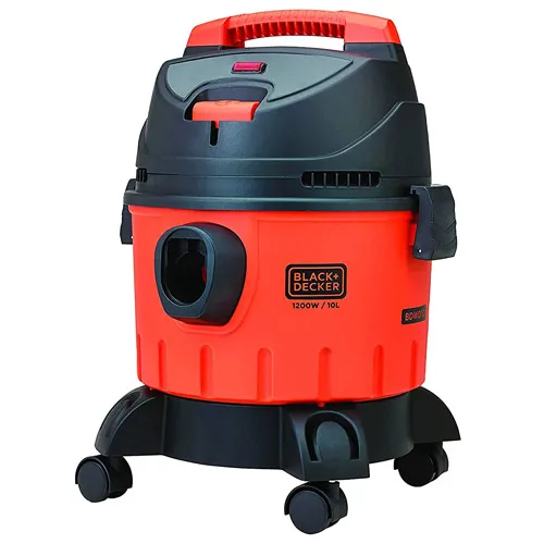 Black & Decker WDBD10-IN 10L Wet & Dry High Suction Vacuum Cleaner, 1200 Watt , 16 KPa